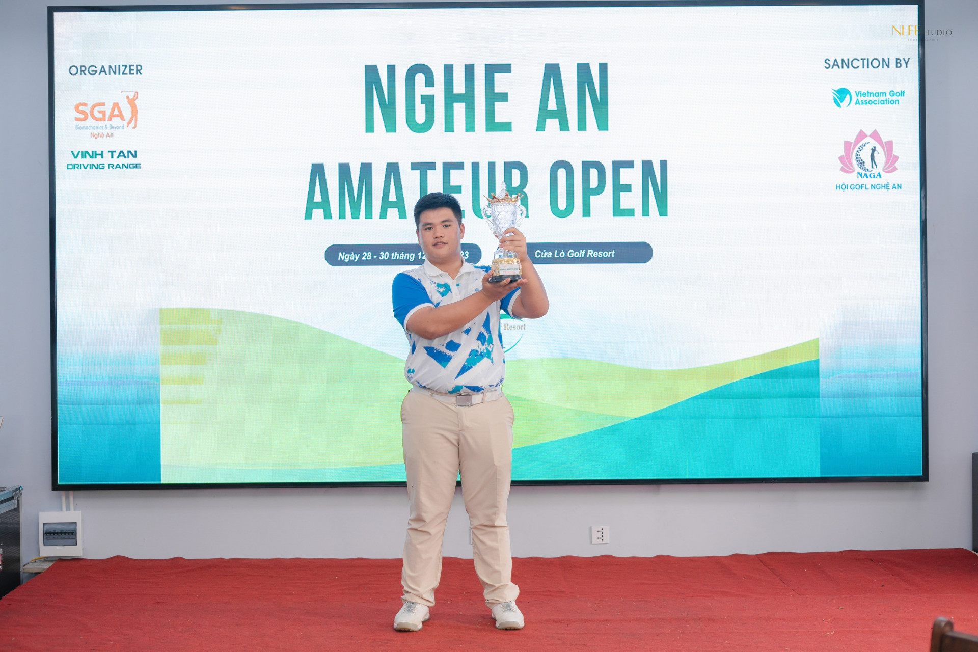 Phạm Thế Nam - golfer trẻ đầu tiên của Nghệ An có tên trên bảng xếp hạng thế giới